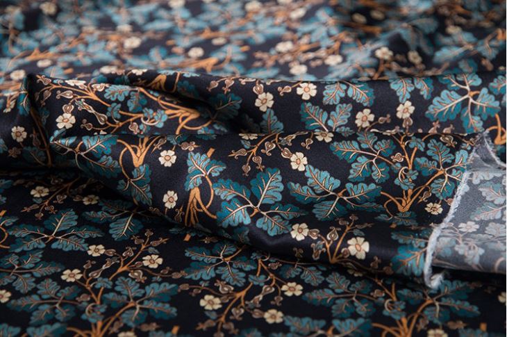 Customize Custom Printed Silk Fabric