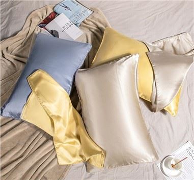 100% seda envelope fechamento capas de travesseiro para cama